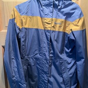 Marmot Navy and Beige Outerwear